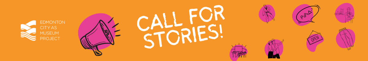 ECAMP Logo and graphic of a megaphone, with the text "Call for Stories!"