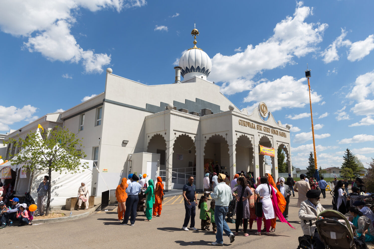 Colours of the Vaisakhi Nagar Kirtan Sikh Parade Edmonton City as