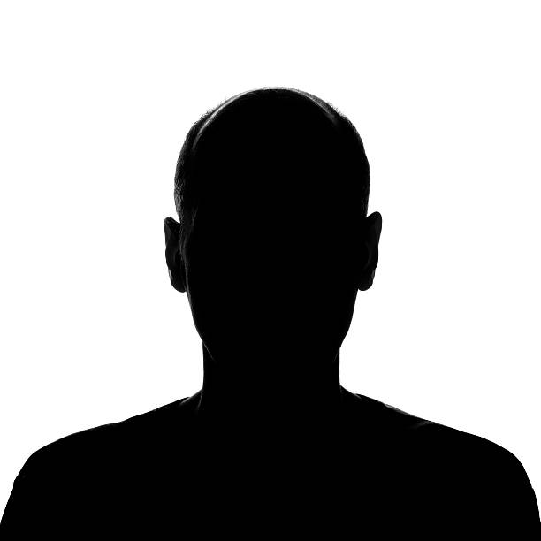 Clip art of a man's silhouette.